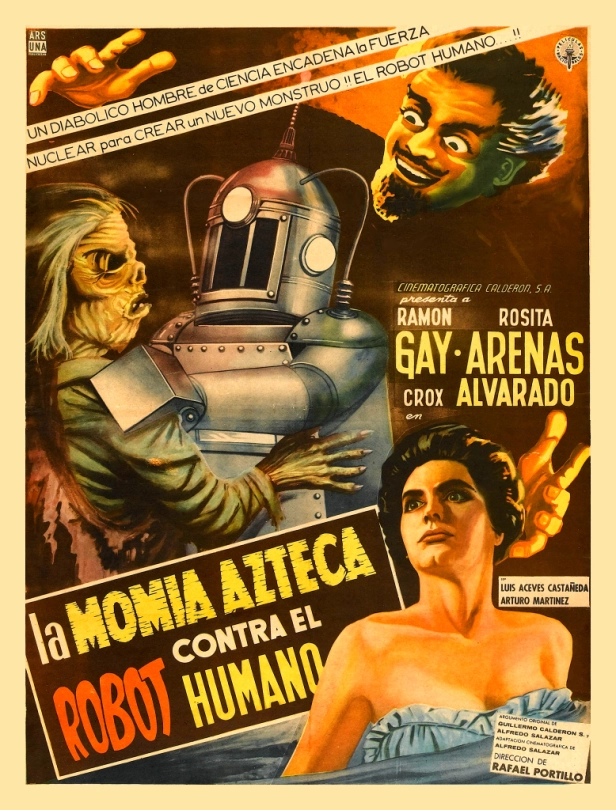 Poster de La momia azteca contra el robot humano